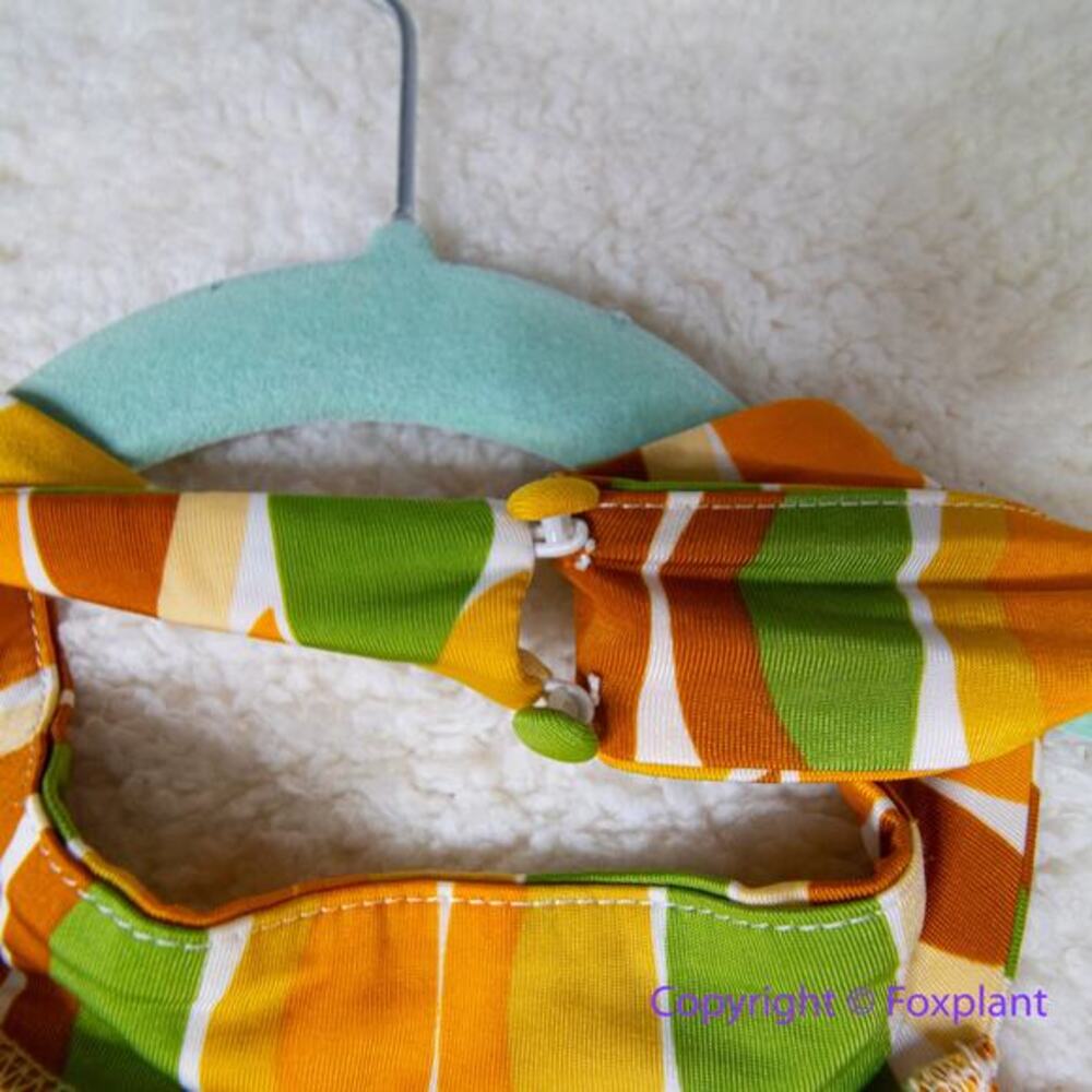 Eloquii Maxi Dress Groovy 70's Funky Sunrise‎ Cabana Halter, size 14 - Picture 14 of 16